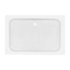 Душевой поддон KAPIELKA ST120x80х14 низкий, прямоугольный, диаметр слива 52 мм Lidz