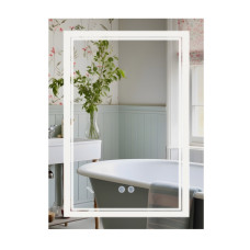 Зеркало Qtap Cardinal 600х800 с LED-подсветкой Touch, с антизапотеванием, с диммером, рег. темп. цвета (3000-6500K) QT0478C6080