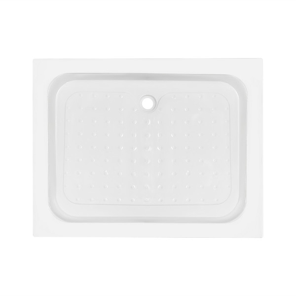 Душевой поддон KAPIELKA ST100x80х14 низкий, прямоугольный, диаметр слива 52 мм Lidz