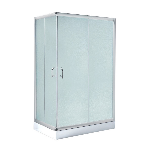 Душевая кабина Lidz Wawel SC100x80.SAT.LOW.FR, стекло Frost 5 мм + Lidz Душевой поддон KAPIELKA ST100x80х14