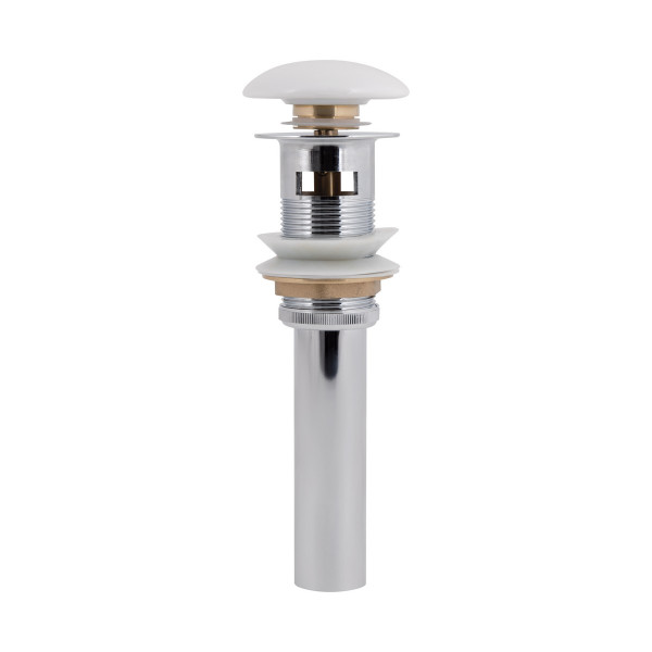 Донный клапан для раковины Qtap PU02O 225х70х70 White с переливом