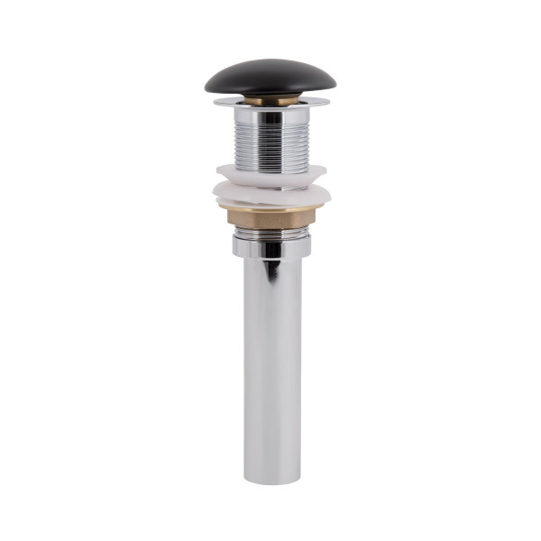 Донный клапан для раковины Qtap PU03 225х70х70 Matt black