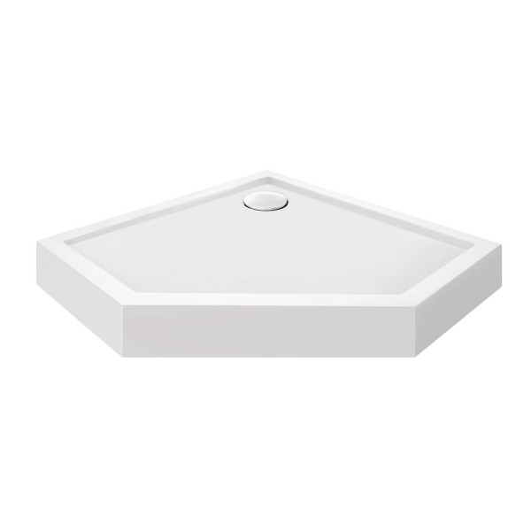 Душевой поддон Qtap Diamond 301112 100x100x12 см + сифон