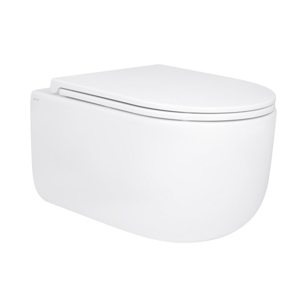 Унітаз підвісний Qtap Taurus безободковий з сидінням Soft-close QT2433084EUQW
