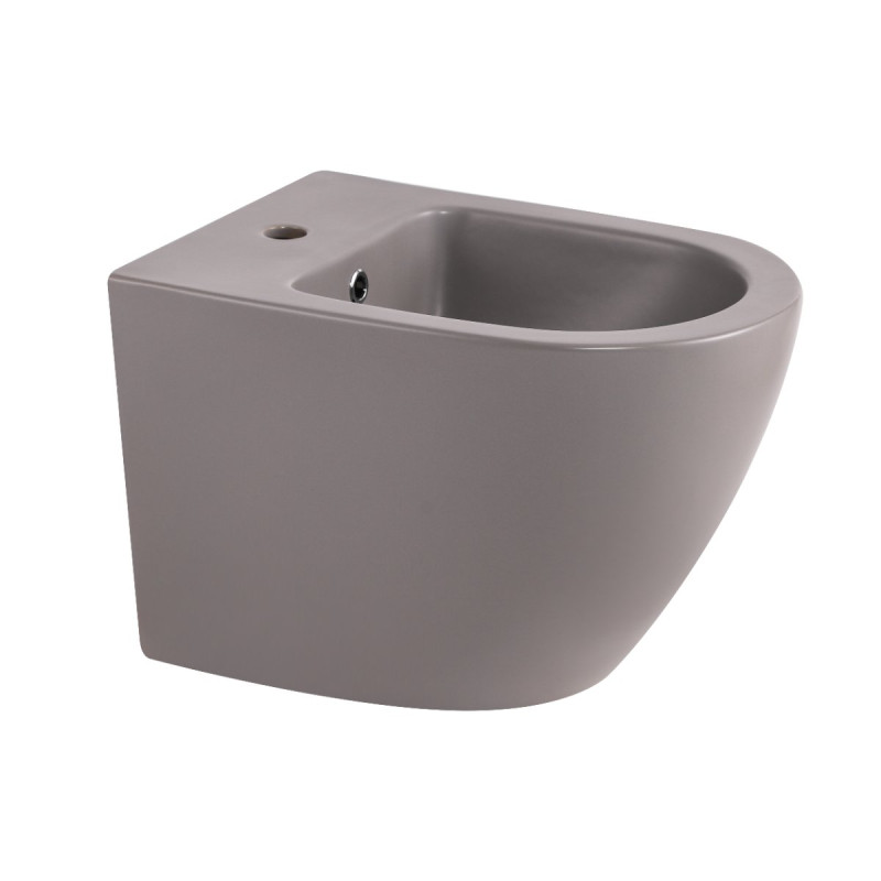 Биде подвесное Qtap Robin 515x370x350 мм, Stone grey QT13551381GSG
