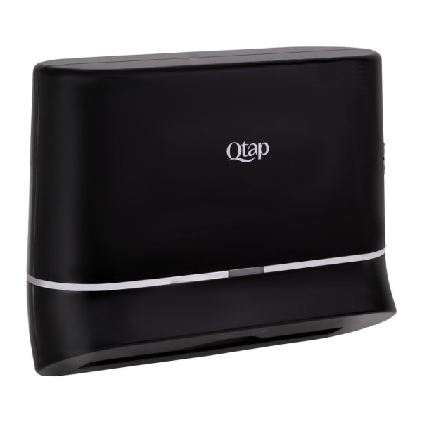 Держатель для бумажных полотенец Qtap Pohodli 300 мм QTDR600BP Black (Pobut)