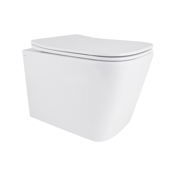 Унітаз підвісний Qtap Tern із сидінням Soft-close QT17332303ASW