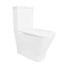 Унітаз-компакт Qtap Cardinal Ultra Quiet безободковий з сидінням Soft-close QT04222168AUQ3W