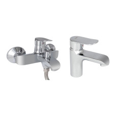 Набор смесителей Wieza 001 + Wieza 006 Chrome