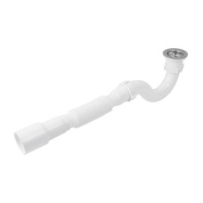 Сифон для душевого поддона Lidz (WHI) 60 04 P002 00 прямоточный (выход 40/50 мм)