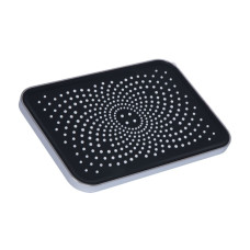 Лейка для верхнего душа Qtap Hlavova 260x180 мм прямоугольная QTHLA107CRM45784 Chrome/Black