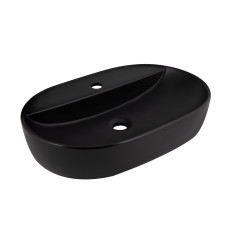 Раковина-чаша Qtap Scorpio 600х400х120 Matt black QT142203MBMBN