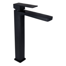 Смеситель для раковины Qtap Gemini высокий QTGEM269BLM45678 Black Matt