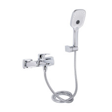Смеситель для ванны Qtap Tern (c душевым гарнитуром) QTTER259CRM47586 Chrome