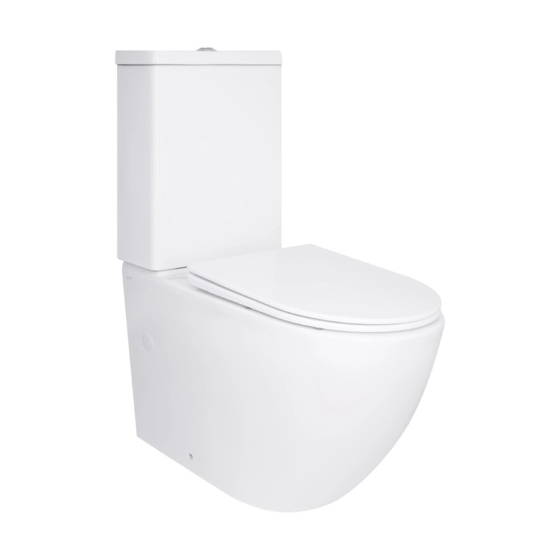 Унитаз напольный Qtap Jay Eco Ultra Quiet с сидением Soft-close 640x360x835 мм QTJAY27W48749 White