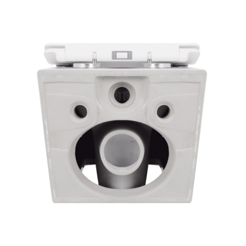 Унітаз підвісний Qtap Crow безобідковий з сідінням Soft-close QT05335170W