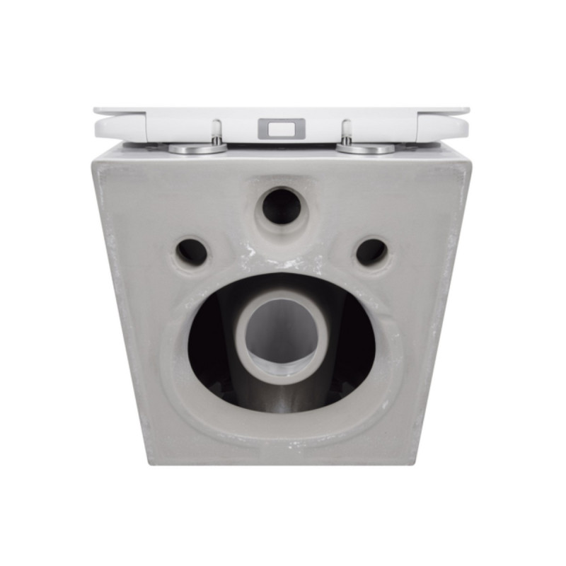 Унітаз підвісний Qtap Jay безобідковий з сідінням Soft-close QT07335176W
