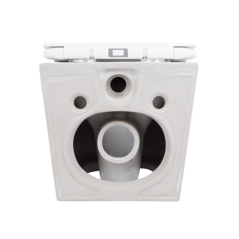 Унитаз подвесной Qtap Swan безободковый с сиденьем Soft-close QT16335178W