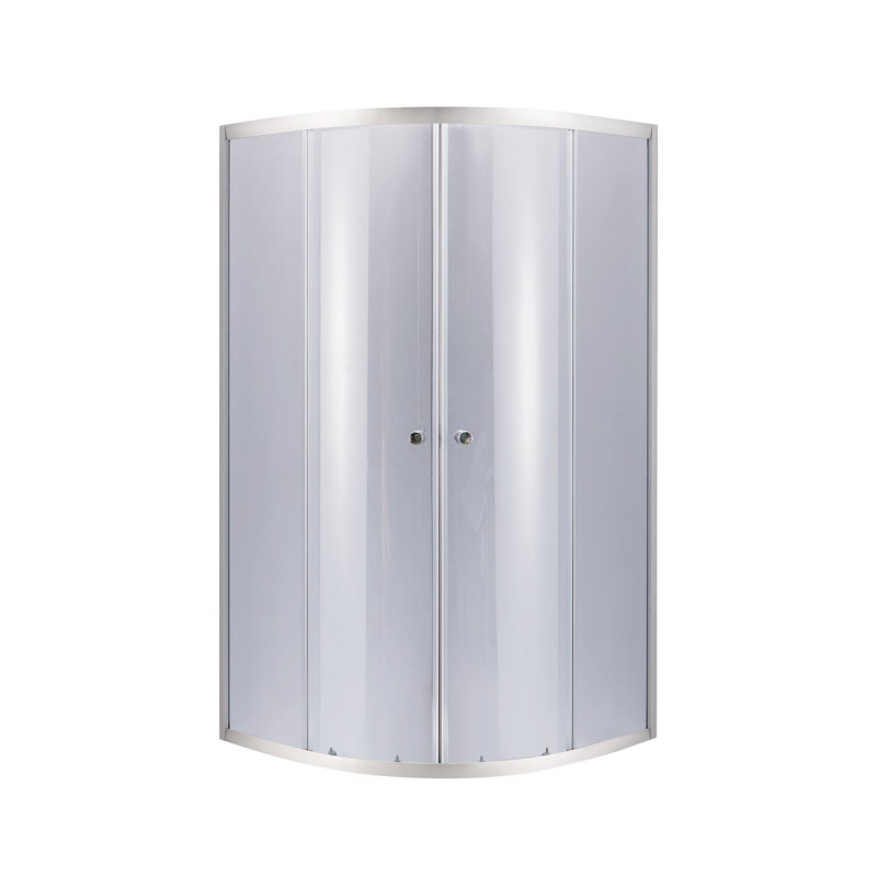 Набор Lidz душевая кабина Latwa SC80x80.SAT.LOW.GR, стекло тонированное 4 мм + поддон Kupala