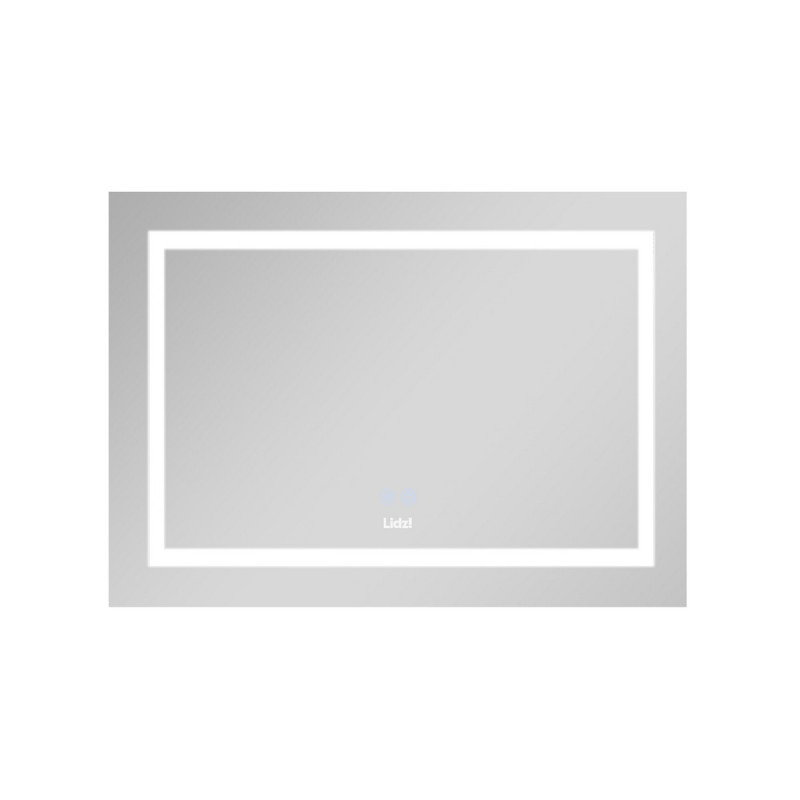Зеркало Lidz Kubis 800х600 с LED-подсветкой Touch, с антизапотеванием, с диммером, рег. яркости LD78LF9047400