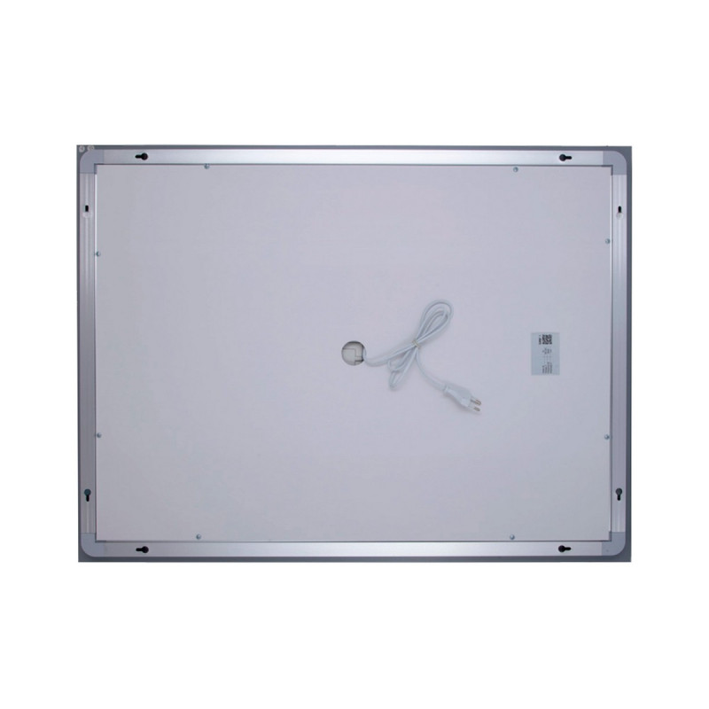 Зеркало Lidz Kubis 800х600 с LED-подсветкой Touch, с антизапотеванием, с диммером, рег. яркости LD78LF9047400