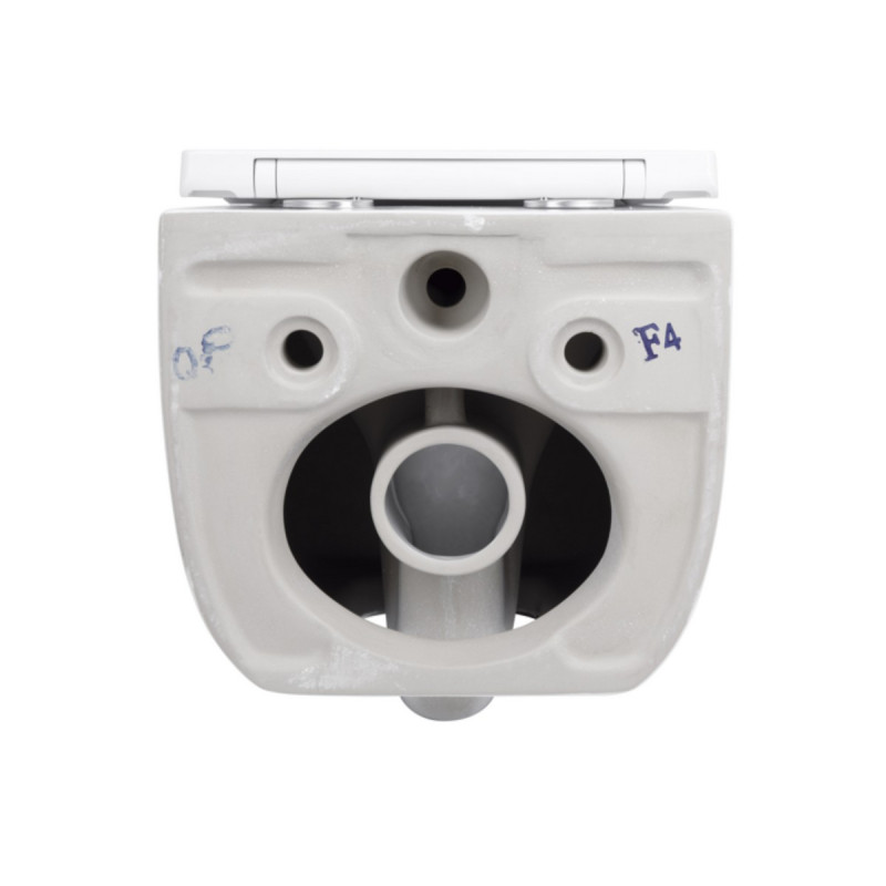 Унітаз підвісний Qtap Gemini безободковий з сидінням Soft-close QT2533076EUQW