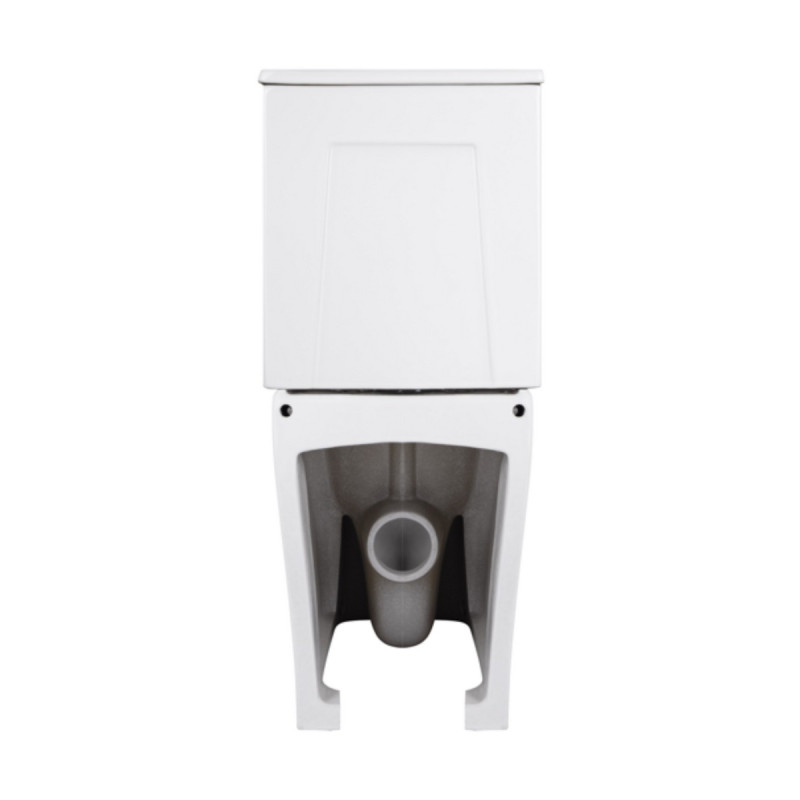 Унитаз-компакт Qtap Nando безободковый с сиденьем Soft-close QT12221222AW