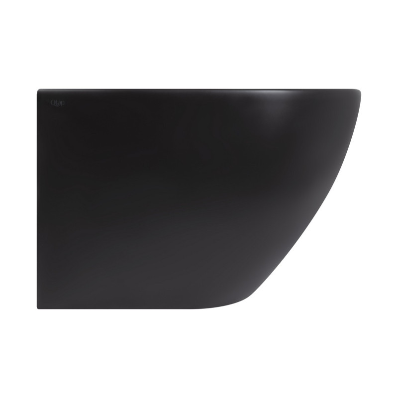 Биде подвесное Qtap Robin 495х370х325 Matt black QT1355046FMB
