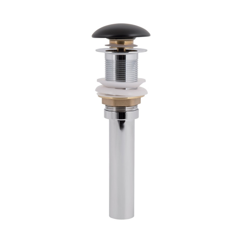 Донный клапан для раковины Qtap PU03 225х70х70 Matt black