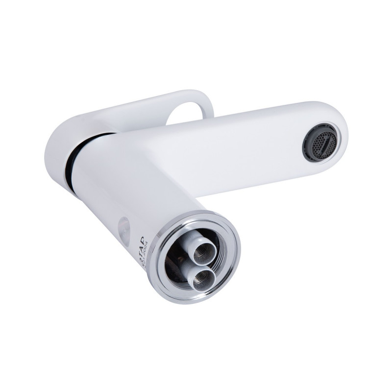 Змішувач для раковини Qtap Jay QTJAY270CRW45551 Chrome/White
