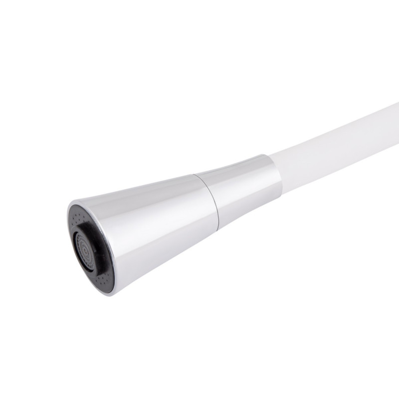Змішувач для кухні Lidz Tani 008F3 з гнучким виливом (k40) LDTAN008F3WCR37037 Chrome/White