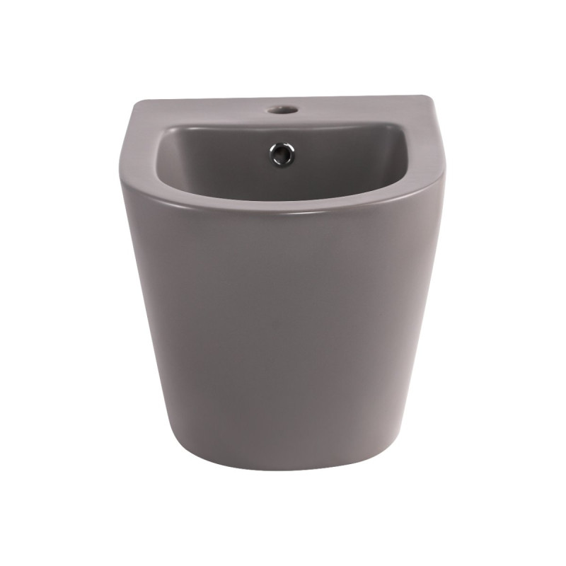 Биде подвесное Qtap Robin 515x370x350 мм, Stone grey QT13551381GSG