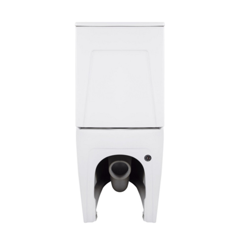 Унітаз підлоговий Qtap Robin New Ultra Quiet безобідковий з сидінням Soft-close WHITE QT13226083AW