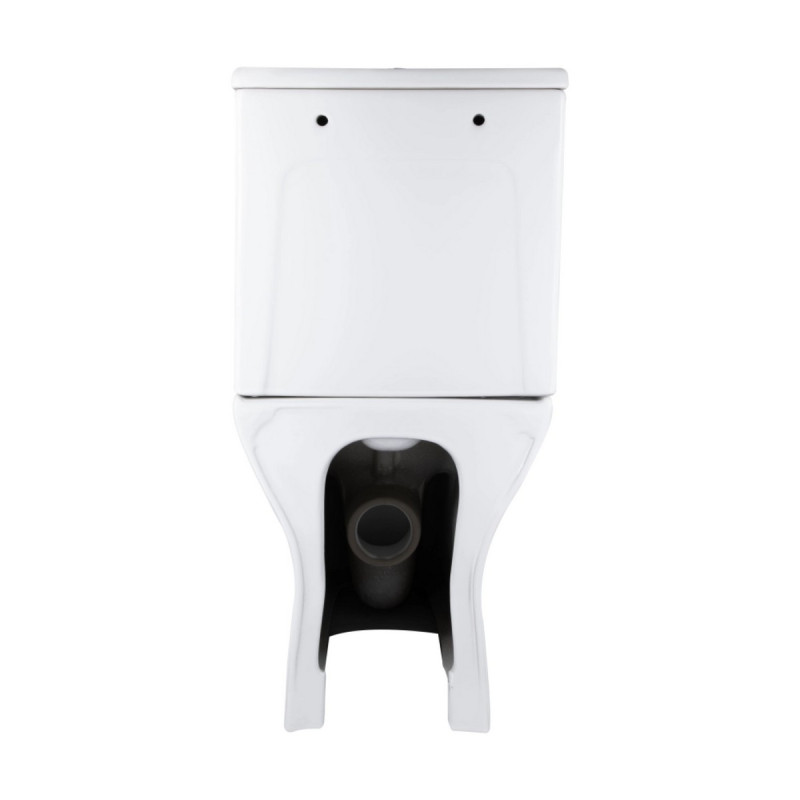 Унитаз напольный Qtap Aries Rimless безободковый с сиденьем Soft-close WHITE QT03228302W