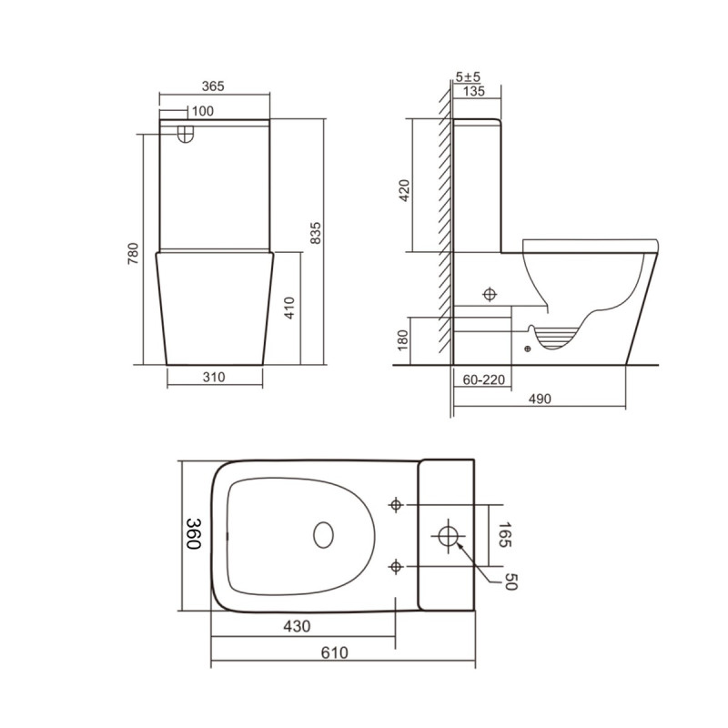 Унітаз підлоговий Qtap Tern Ultra Quiet безобідковий з сидінням Soft-Close QT17226003AW White