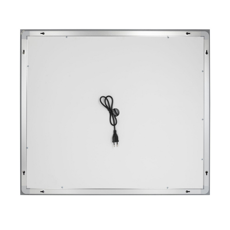 Зеркало Qtap Mideya 800х700 с LED-подсветкой Touch, с антизапотеванием, с диммером, рег. яркости QT2078NCF8070W