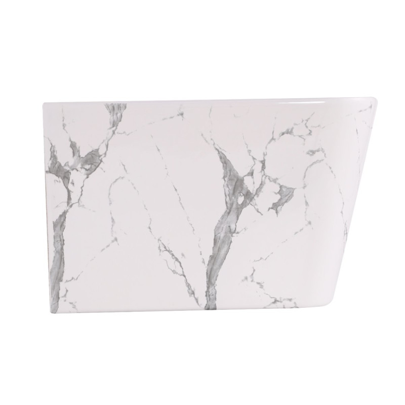 Біде підвісне Qtap Tern 520x350x330 мм, Marble QT17551303GMR