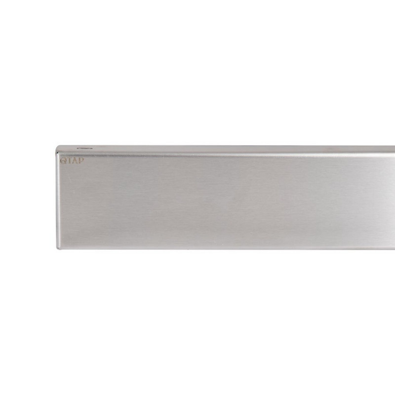 Трап из нержавеющей стали Qtap Taurus Tile600 линейный с сухим затвором под плитку
