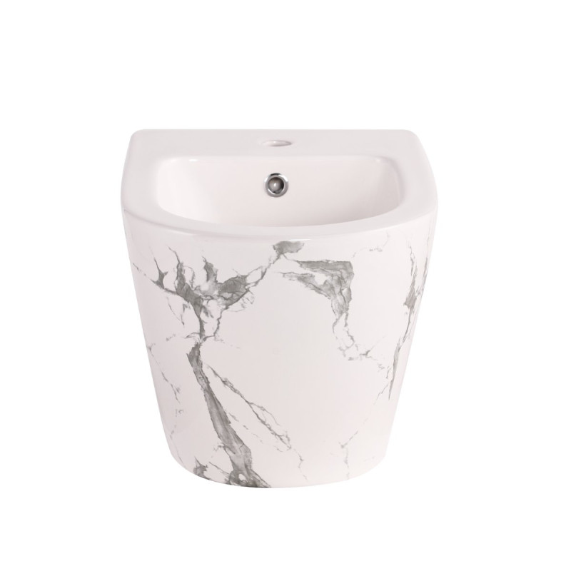 Биде подвесное Qtap Robin 515x370x350 мм, Marble QT13551381GMR