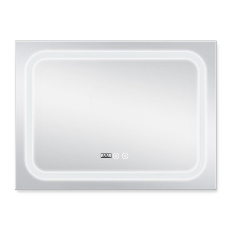 Дзеркало Qtap Mideya (DC-F906) 800х600 з LED-підсвічуванням Touch, з димером QT2078F906W