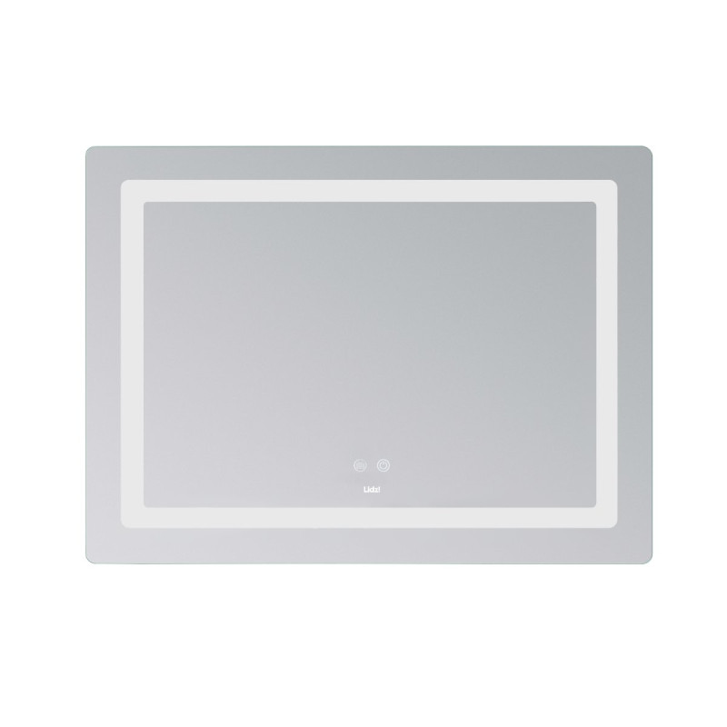 Зеркало Lidz Kubis (KU2) 900х700 с LED-подсветкой Touch, с антизапотеванием, с диммером, рег. яркости LD78LF90448452