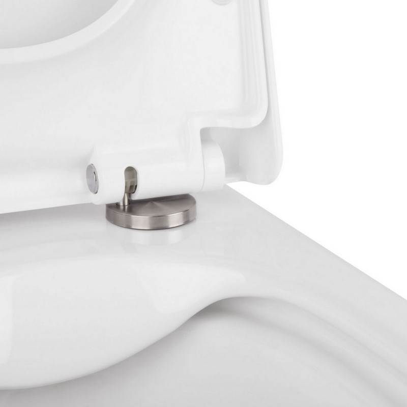 Готовое решение Qtap для ванной комнаты: подвесной унитаз Tern Rimless 490x340x350 + комплект инсталляции Nest 4 в 1 (линейная клавиша Chrome)