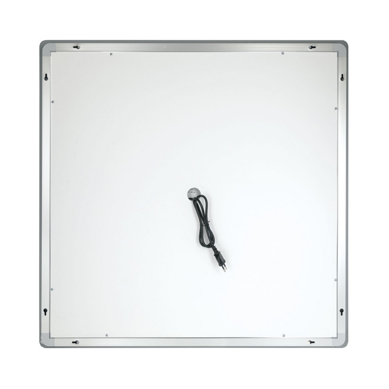 Дзеркало Qtap Mideya 800x800 з LED-підсвічуванням Touch, з антизапотіванням, димером QT2078NCF8080W
