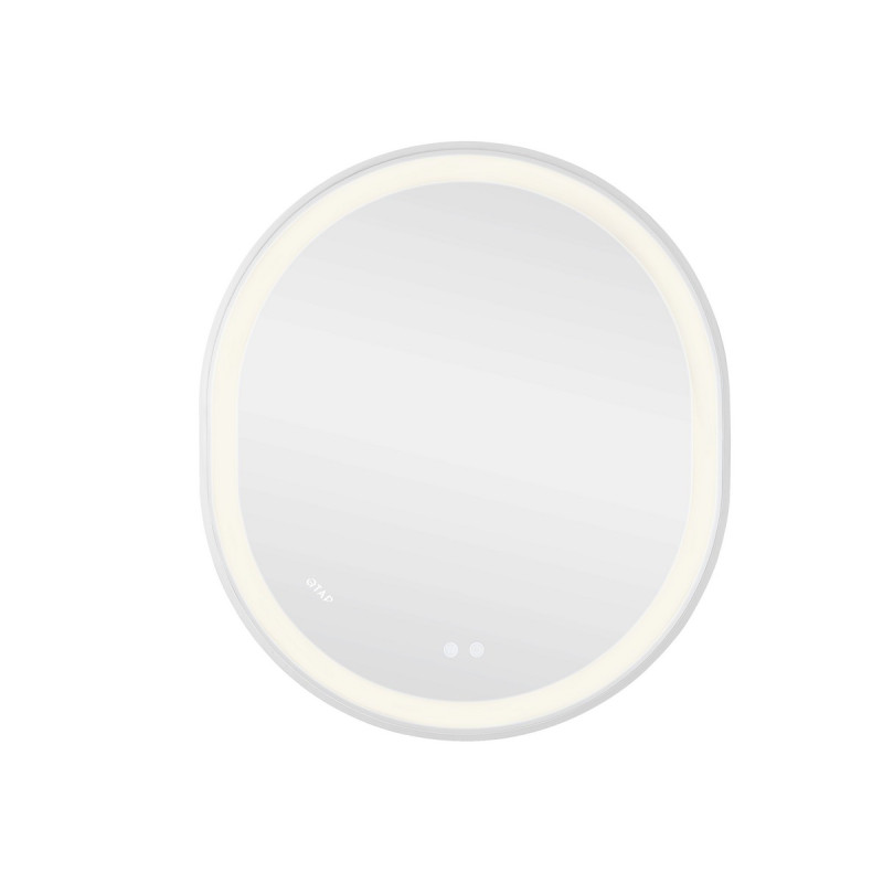 Дзеркало Qtap Gemini 800х700 з LED-підсвічуванням Touch, з антизапотіванням, з димером, рег. темп. кольору (3000-6500K) Reverse QT2578R8071W