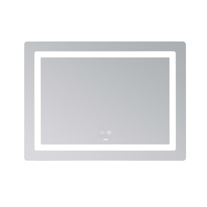 Зеркало Lidz Kubis (KU2) 900х700 с LED-подсветкой Touch, с антизапотеванием, с диммером, рег. яркости LD78LF90448452