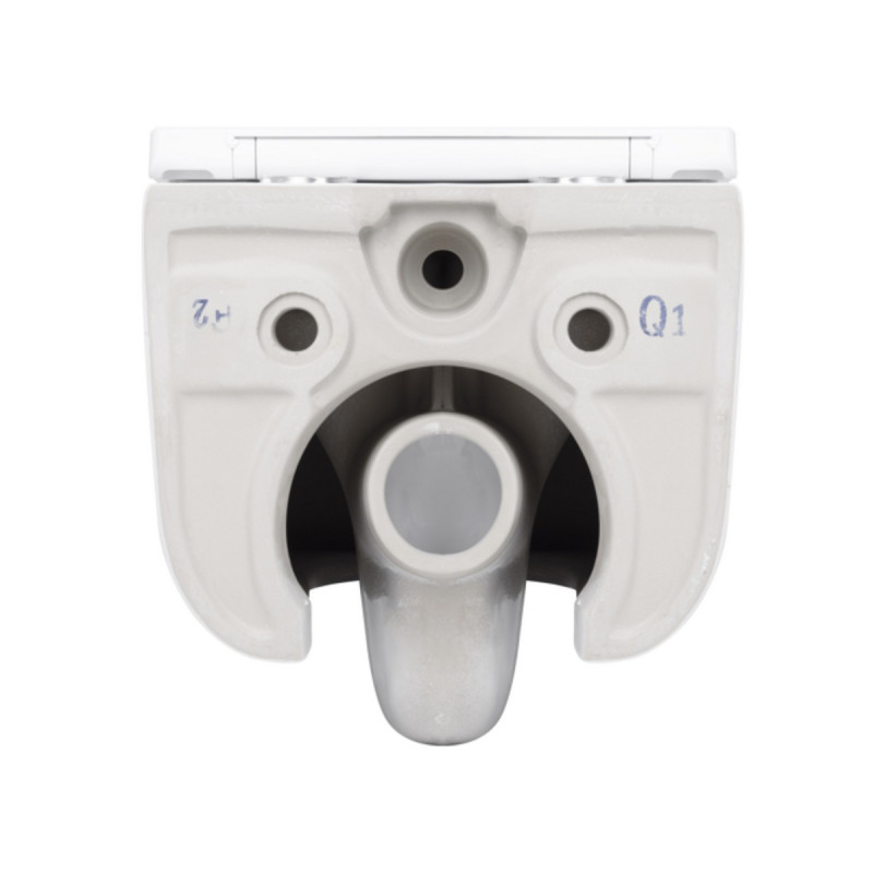 Унітаз підвісний Qtap Taurus безободковий з сидінням Soft-close QT2433084EUQW