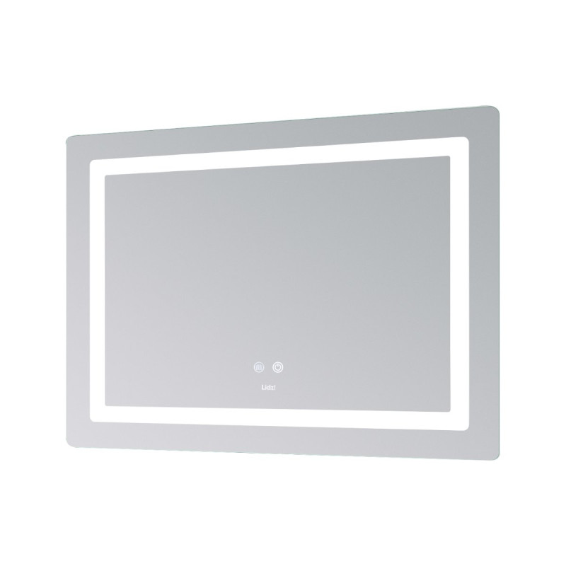 Зеркало Lidz Kubis (KU2) 900х700 с LED-подсветкой Touch, с антизапотеванием, с диммером, рег. яркости LD78LF90448452