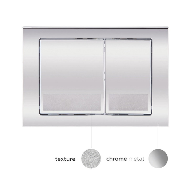 Готовое решение Qtap для ванной комнаты: подвесной унитаз Tern Rimless 490x340x350 + комплект инсталляции Nest 4 в 1 (квадратная клавиша Chrome)