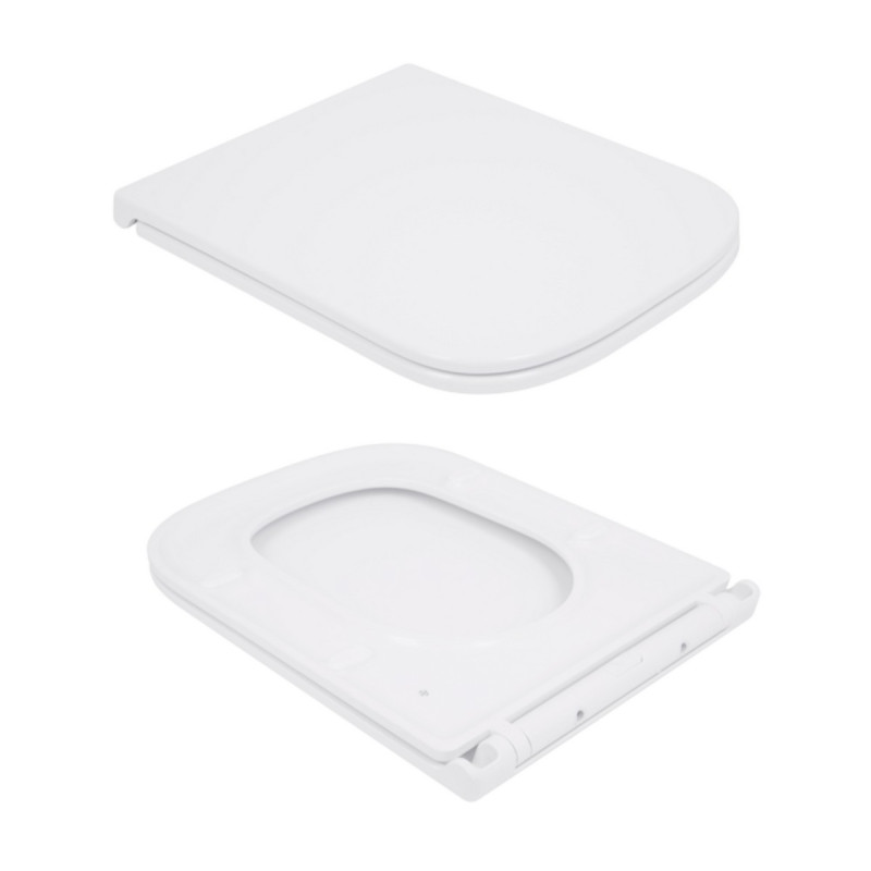 Унітаз підлоговий Qtap Tern Ultra Quiet безобідковий з сидінням Soft-Close QT17226003AW White