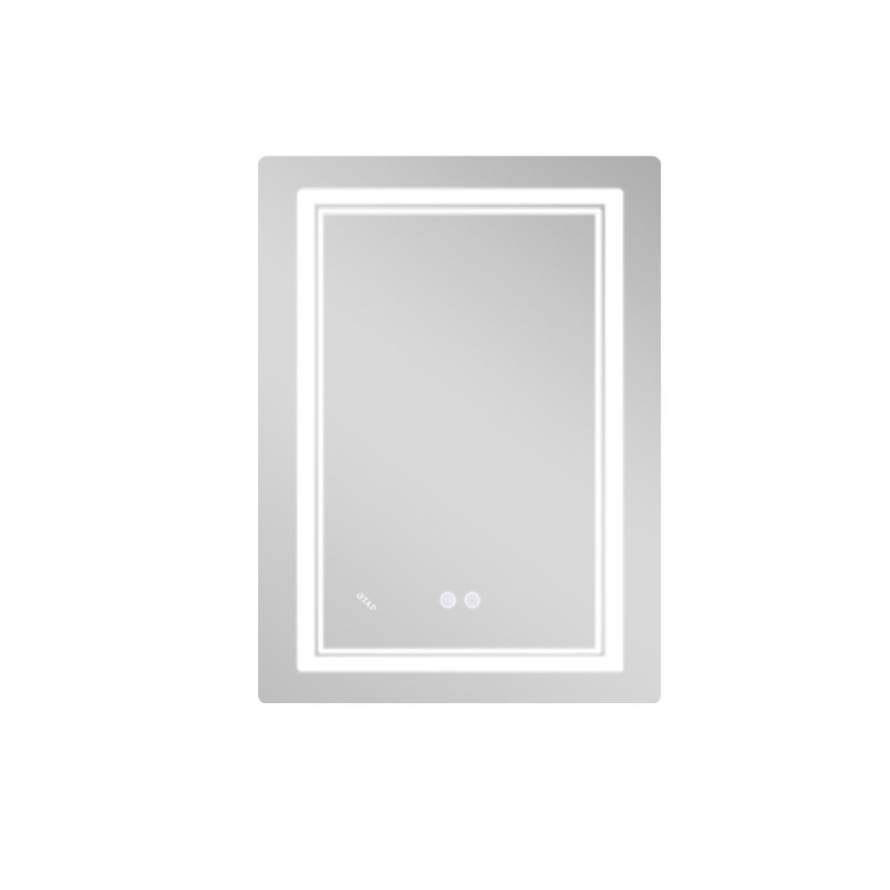 Зеркало Qtap Cardinal (CA2) 600х800 с LED-подсветкой Touch, с антизапотеванием, с диммером, рег. темп. цвета (3000-6500K) Reverse QT0478C608048453